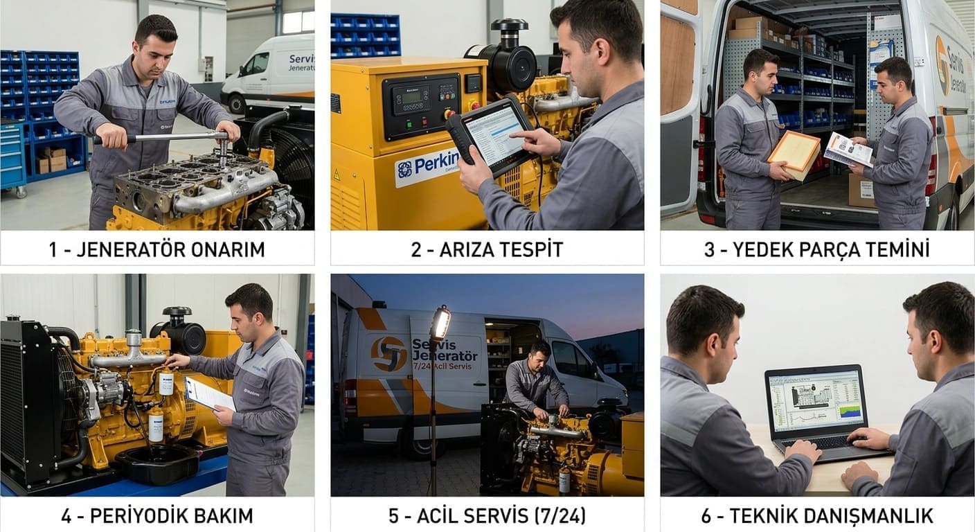 İstanbul Jeneratör Servisi İstanbul jeneratör servisi - periyodik bakım çalışması