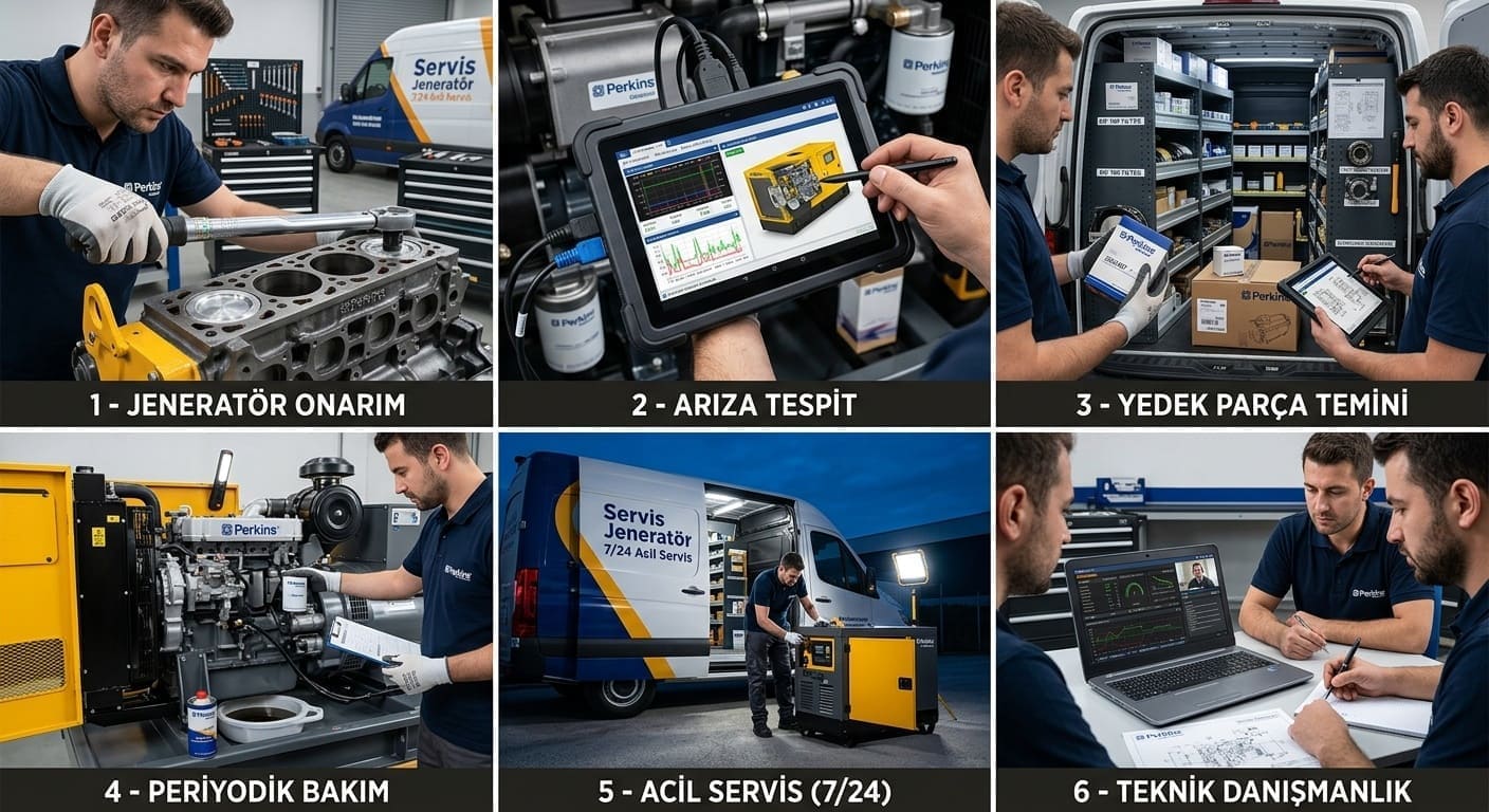 İstanbul Jeneratör Servisi İstanbul jeneratör servisi - motor revizyon işlemi